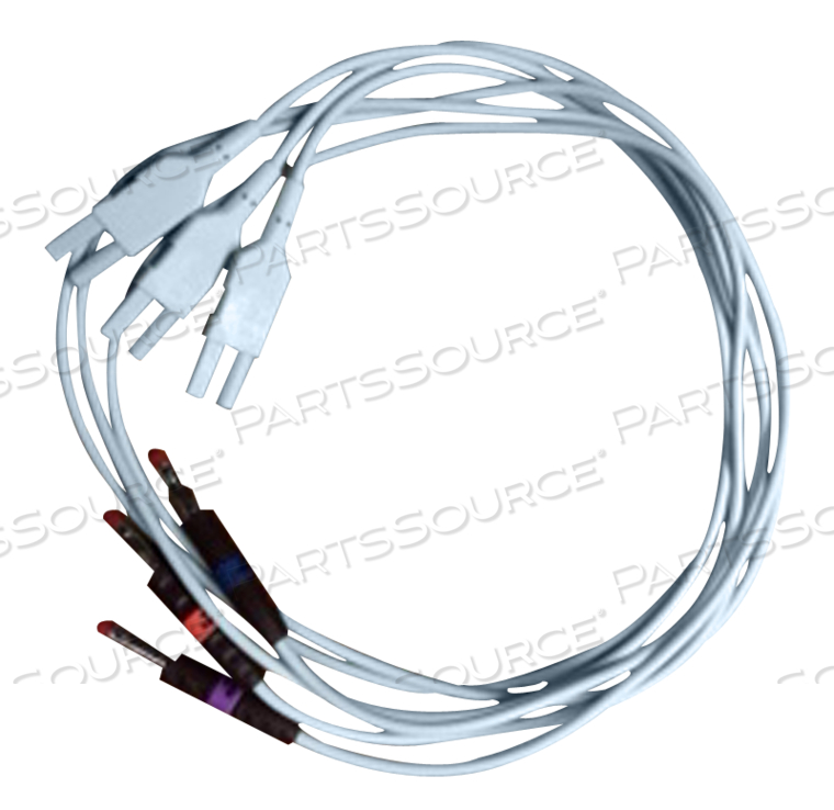 LEAD SET, REPLACEMENT, FOR USE WITH: FOR WAM/ AM12 V4-V6 by Mortara Instrument, Inc