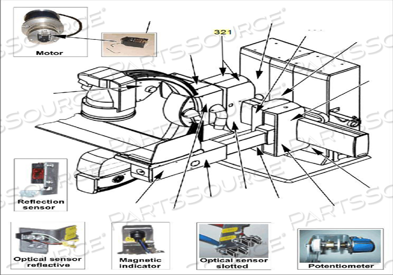 MOTOR COMPL.C-ARM ROTATION by Siemens Medical Solutions