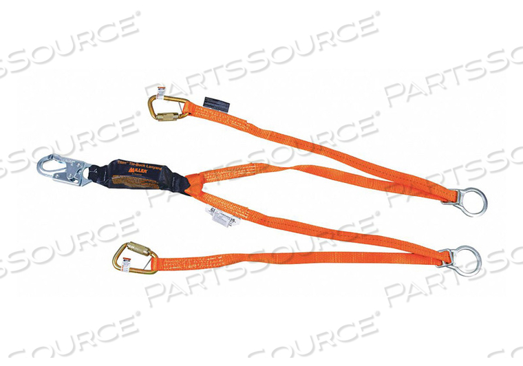 SHOCK-ABSORBING LANYARD ORANGE by Honeywell SHOCK-ABSORBING LANYARD ORANGE by Honeywell