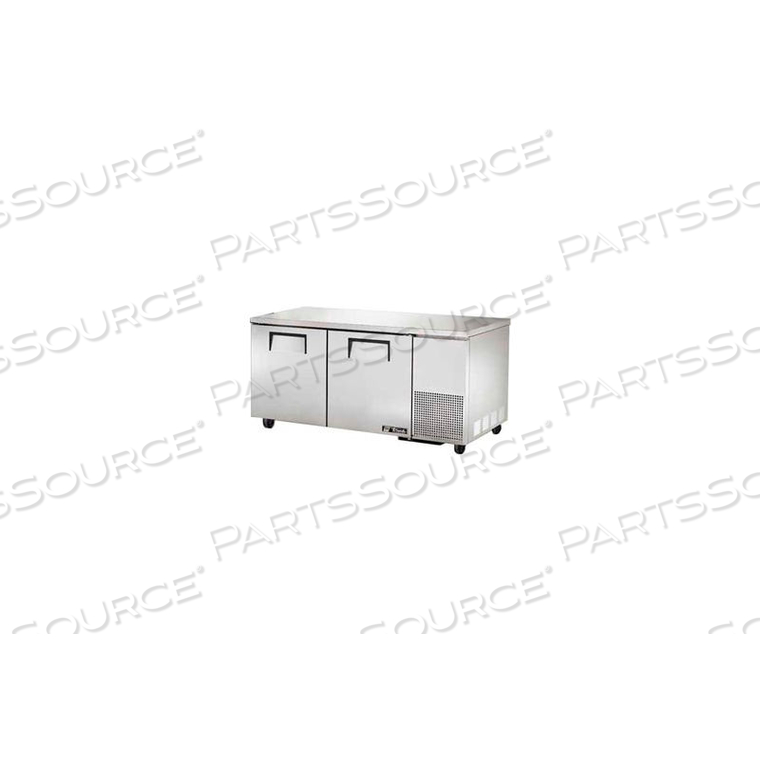 TUC-67F DEEP UNDERCOUNTER FREEZER - 10F - 67-1/4"W X 32-1/4"D X 29-3/4"H by True Food Service Equipment