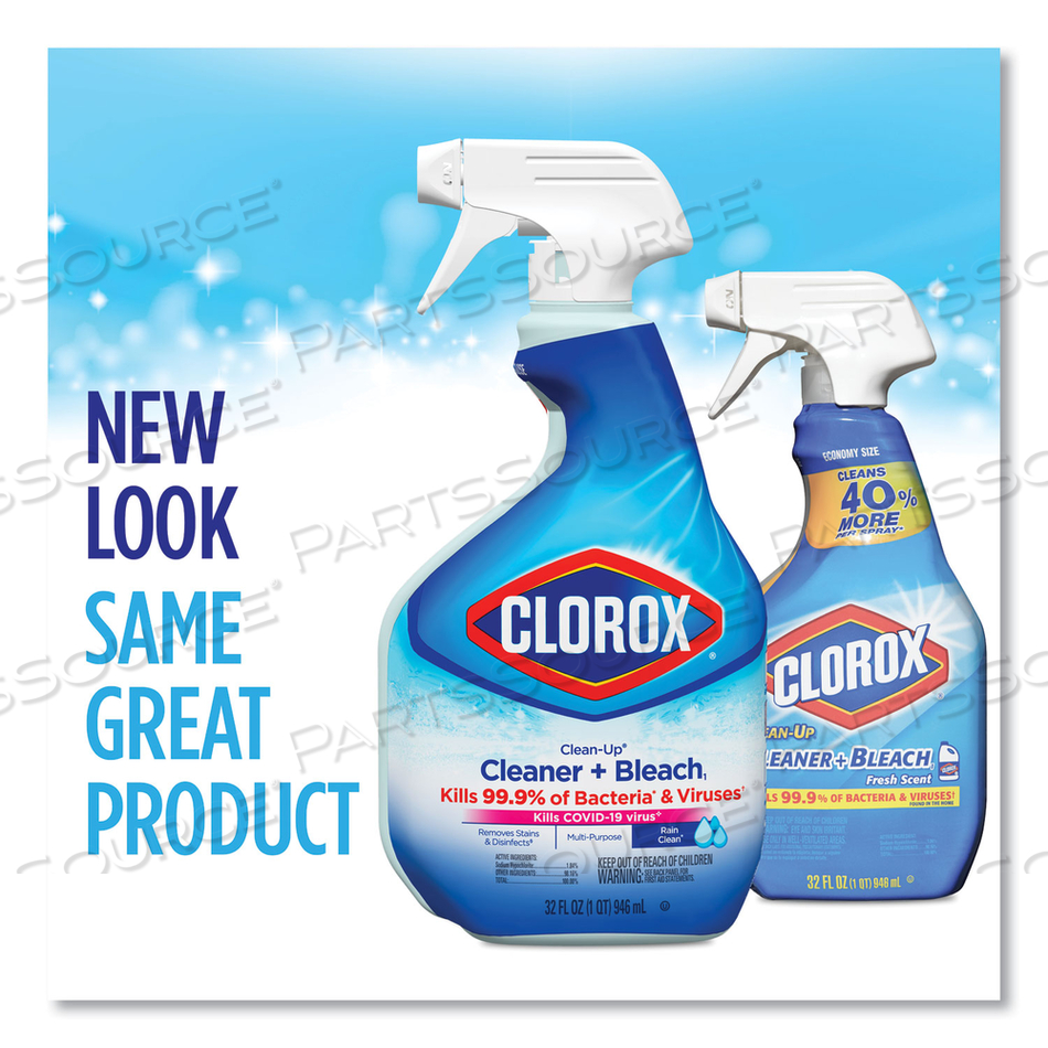 CLEAN-UP CLEANER + BLEACH, 32 OZ SPRAY BOTTLE, FRESH SCENT by Clorox