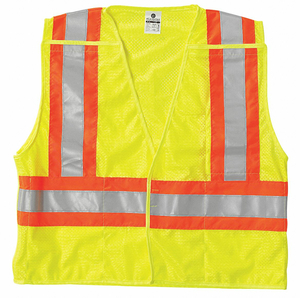 VEST ANSI 2 S YELLOW/GRN POLYESTER MESH by ML Kishigo