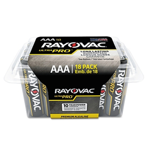 ULTRA PRO ALKALINE RECLOSABLE BATTERIES, AAA by Rayovac ULTRA PRO ALKALINE RECLOSABLE BATTERIES, AAA by Rayovac