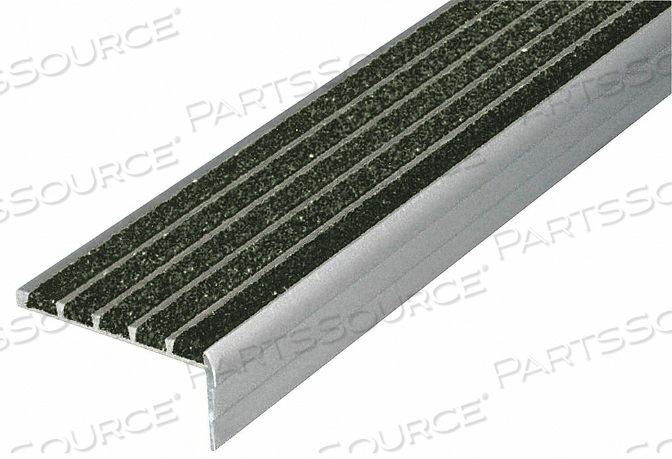 STAIR NOSING BLACK 36IN W EXTRUDED ALUM by Wooster STAIR NOSING BLACK 36IN W EXTRUDED ALUM by Wooster