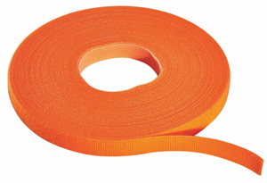 HOOK AND LOOP CABLE 75 FT.X1IN. ORANGE by Rip-Tie