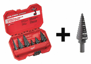 STEP DRILL BIT SET 7 PCS. by Milwaukee Electric Tools