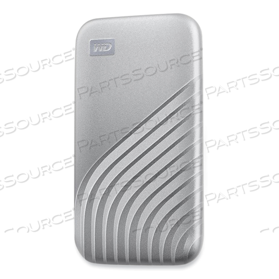 MY PASSPORT EXTERNAL SOLID STATE DRIVE, 1 TB, USB 3.2, SILVER by Western Digital
