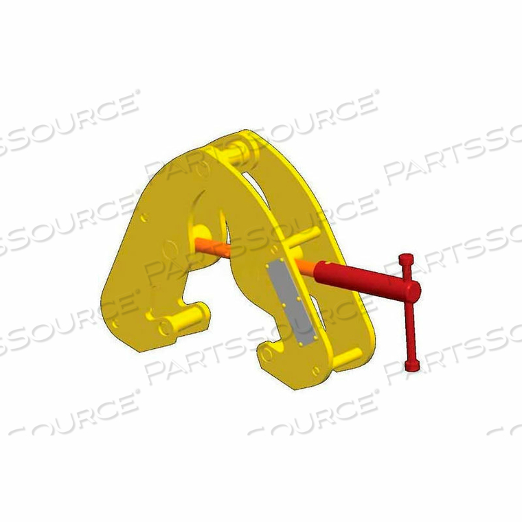 SMALL FRAME CLAMP (F/WIDE FLANGE BEAMS) - 4480 LB. CAPACITY 