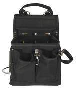 Westward 32PJ39 Tool Bag 21 Pockets 20-1/2x10x15" Black for sale online 