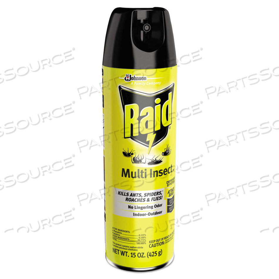 MULTI INSECT KILLER, 15 OZ AEROSOL SPRAY by Raid