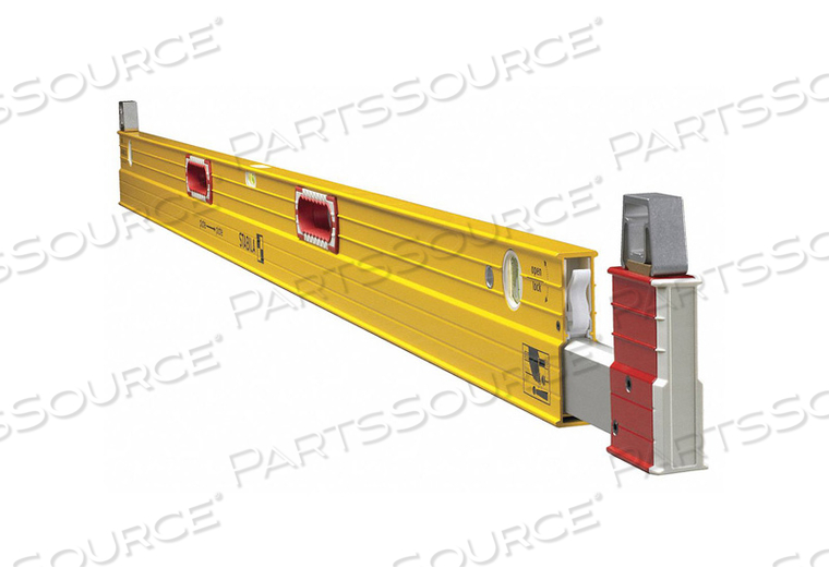 PLATE LEVEL ALUMINUM 6 TO 10 FT L 3 VIAL by Stabila PLATE LEVEL ALUMINUM 6 TO 10 FT L 3 VIAL by Stabila