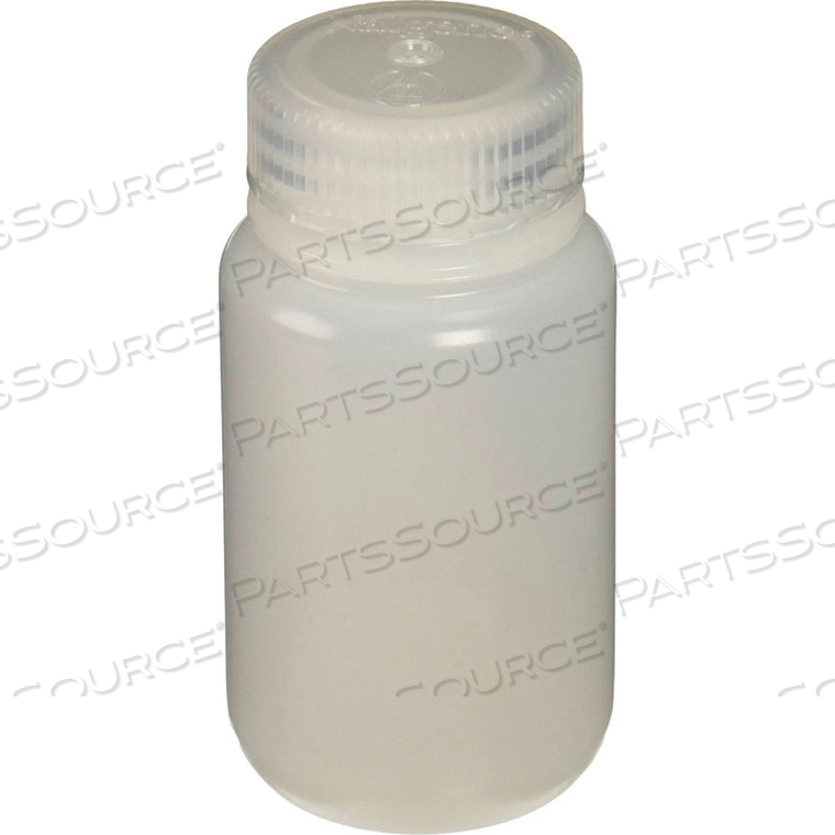 NALGENE WIDE-MOUTH HDPE IP2 BOTTLES, 125ML, CASE OF 72 by Thermo Fisher Scientific (Asheville) NALGENE WIDE-MOUTH HDPE IP2 BOTTLES, 125ML, CASE OF 72 by Thermo Fisher Scientific (Asheville)
