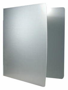 BINDER 3-RING ROUND RING SILVER by Saunders