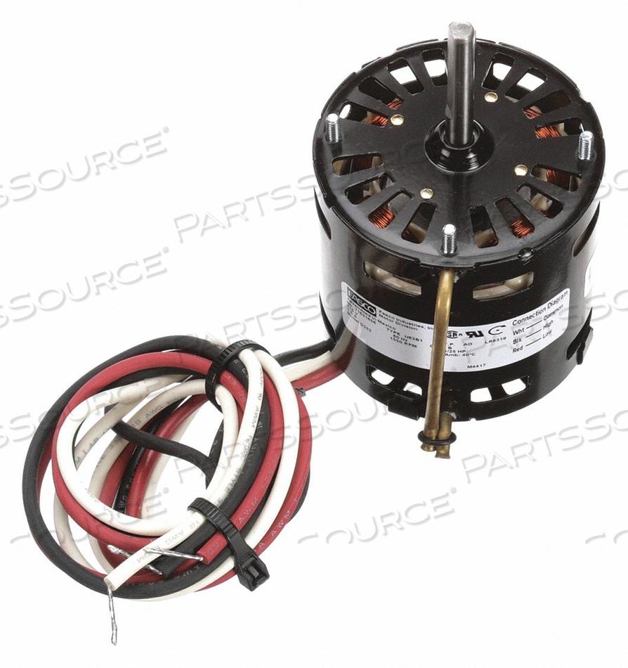 HVAC MOTOR 1/25 HP 1550 RPM 115V 3.3 by Fasco HVAC MOTOR 1/25 HP 1550 RPM 115V 3.3 by Fasco