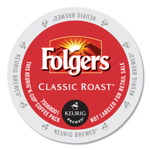 GOURMET SELECTIONS CLASSIC ROAST COFFEE K-CUPS, 96/CARTON by Folgers