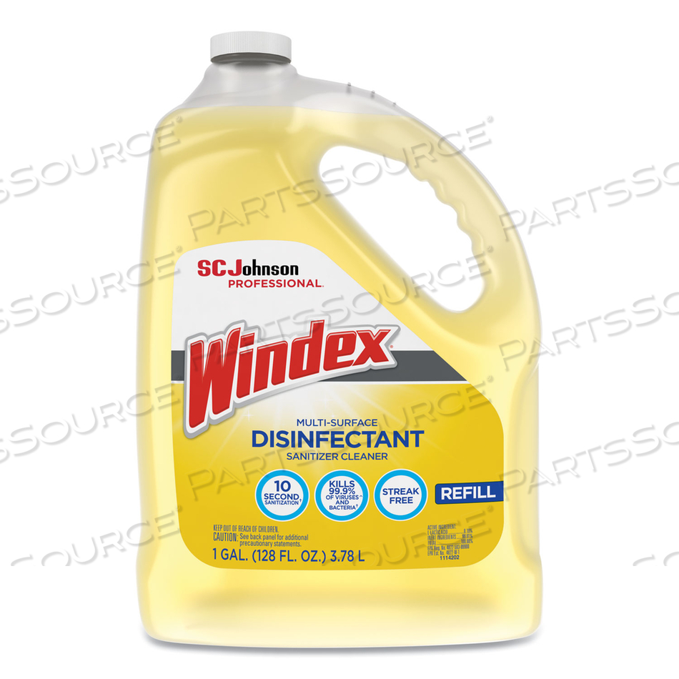 MULTI-SURFACE DISINFECTANT CLEANER, CITRUS, 1 GAL BOTTLE by Windex