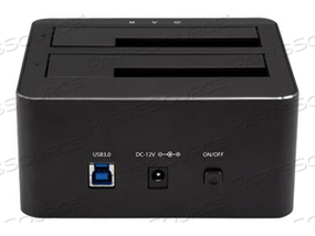 DUAL-BAY HARD DRIVE DOCK FOR 2.5 / 3.5 SATA DRIVES, SATA I/II/III HDD/SSD, USB by StarTech.com Ltd.