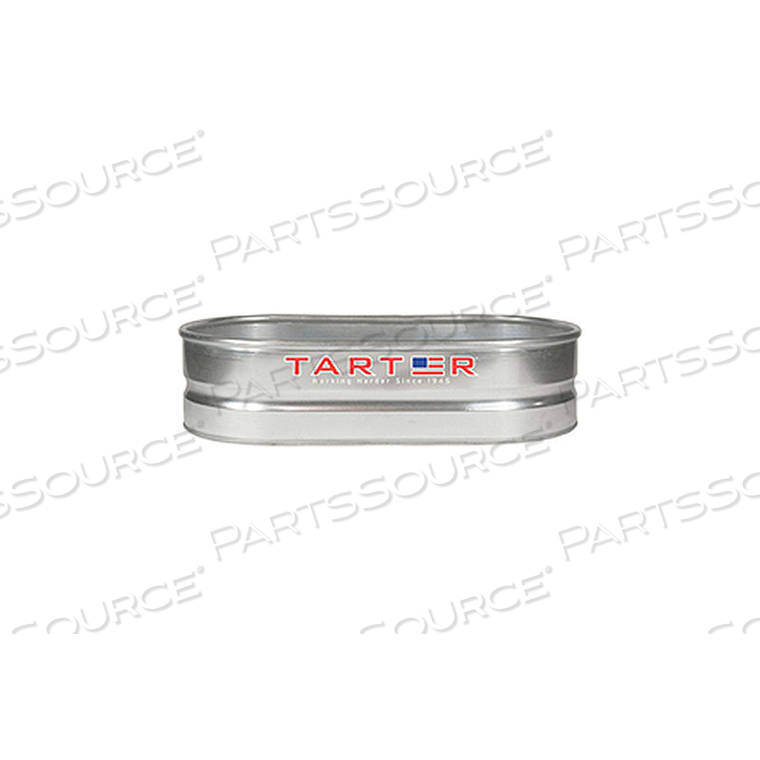 GALVANIZED STOCK TANK 40 GALLON - 48-3/4"L X 24-3/4"W X 12"H by Tarter Farm & Ranch