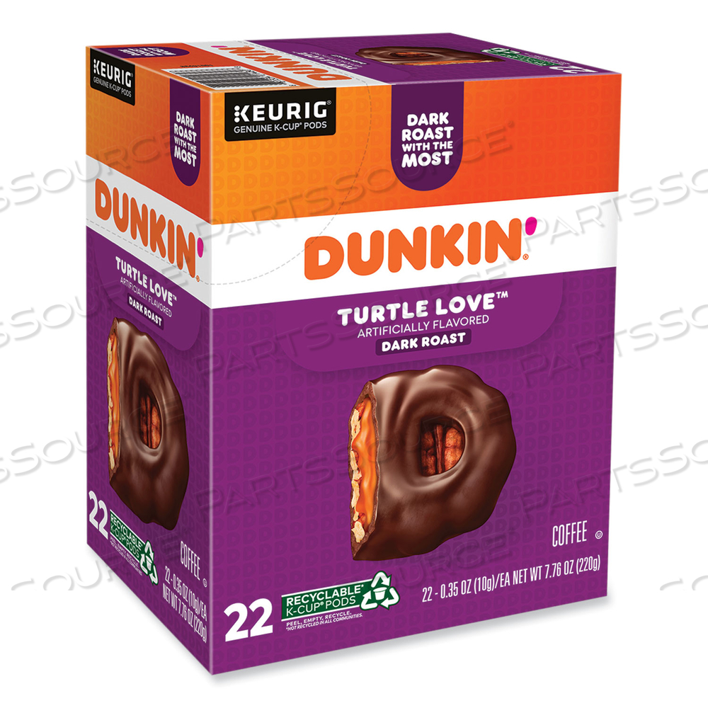 K-CUP PODS, TURTLE LOVE COFFEE by Dunkin Donuts