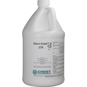 CHEM CREST 275 ALKALINE WASH SOLUTION - 4 X 1 GALLON BOTTLE - CREST ULTRASONIC by Crest Ultrasonics