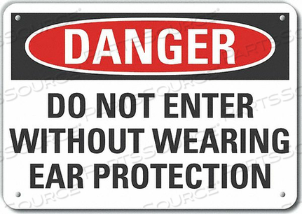 DANGER SIGN 10 W X 7 H 0.040 THICK by Lyle Signs Inc. DANGER SIGN 10 W X 7 H 0.040 THICK by Lyle Signs Inc.