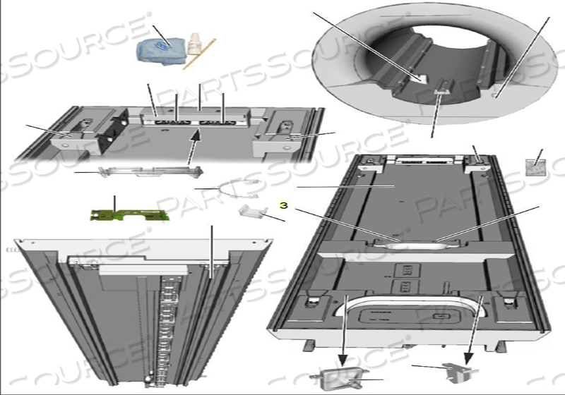 HEAD POSITIONING WEDGE by Siemens Medical Solutions