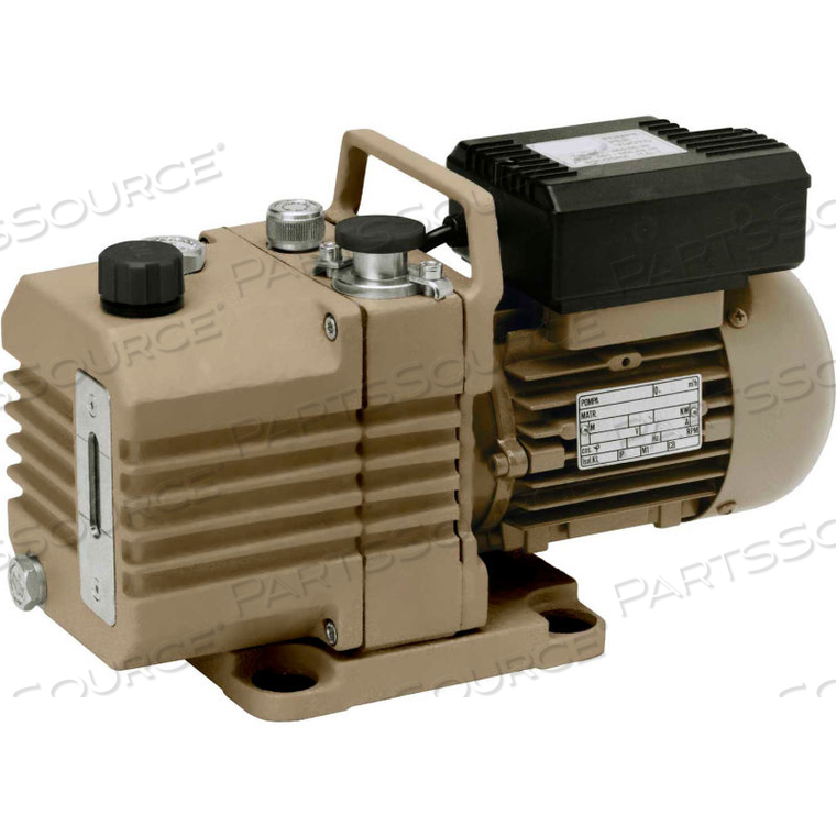 HIGH VACUUM ROTARY VANE VACUUM PUMP, 3 ACFM, 0.5HP 