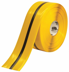 K2072 TRAFFIC MARKING TAPE ROLL 4IN 100 FT L by Mighty Line