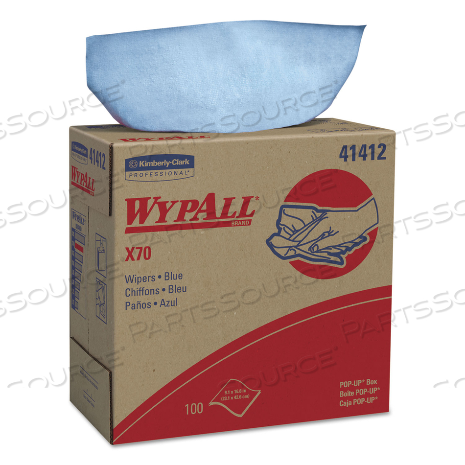 DRY WIPE 9 X 16-3/4 BLUE PK10 by WypAll