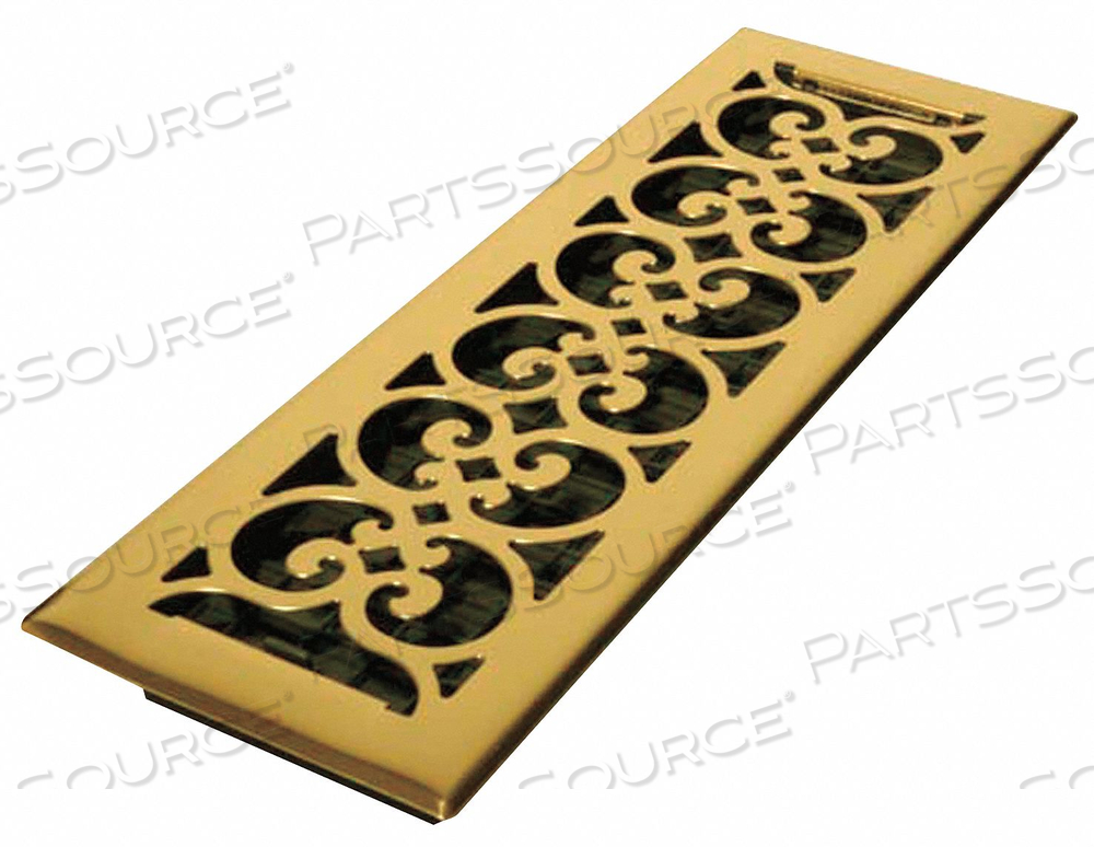 4X14 FLOOR REGISTER by Decor Grates 4X14 FLOOR REGISTER by Decor Grates