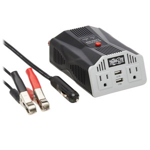 400W COMPACT CAR INVERTER 12V 120V 2-PORT USB CHARGING 2 OUTLET by Tripp Lite 400W COMPACT CAR INVERTER 12V 120V 2-PORT USB CHARGING 2 OUTLET by Tripp Lite
