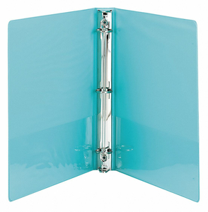 3-RING BINDER 1 TURQUOISE PK2 by Samsill
