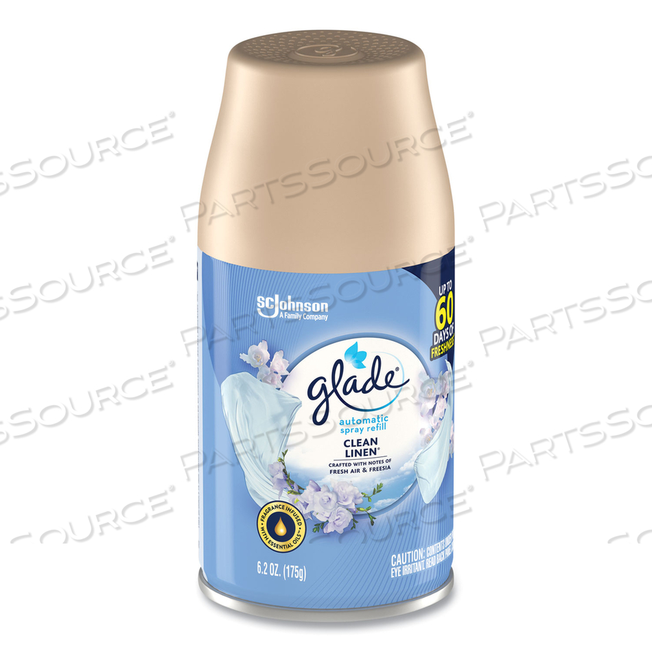 AUTOMATIC AIR FRESHENER, CLEAN LINEN, 6.2 OZ, 6/CARTON 