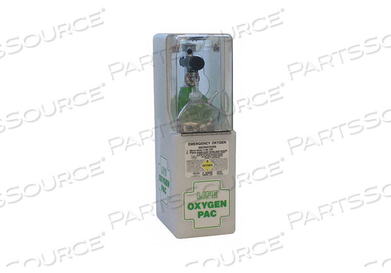 OXYGEN PAC EMERGENCY PORTABLE WALL UNIT by LIFE Corporation OXYGEN PAC EMERGENCY PORTABLE WALL UNIT by LIFE Corporation