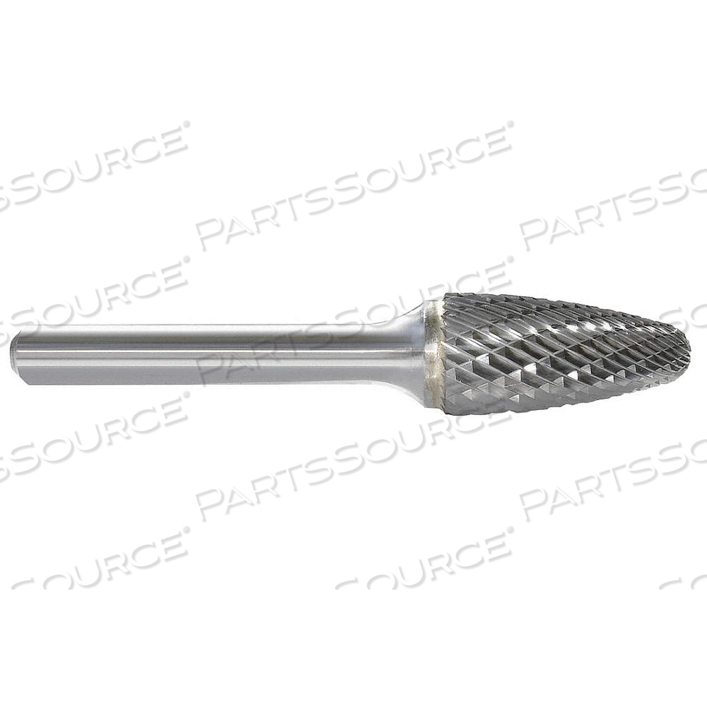 CARBIDE BUR, BALL-NOSED TREE, SF-51, DOUBLE CUT, 1/4 IN X 1/2 IN HEAD, 1/8 IN SHANK by Monster