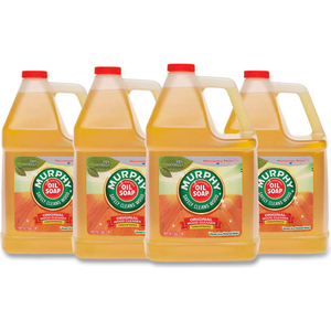 MURPHY OIL SOAP ORIGINAL WOOD CLEANER, FRESH, GALLON BOTTLE, 4 BOTTLES - 01103 by Palmolive