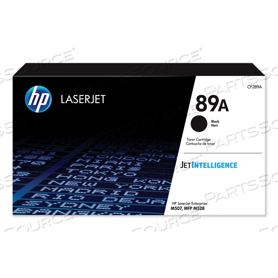 HP 89A, (CF289A) BLACK ORIGINAL LASERJET TONER CARTRIDGE HP 89A, (CF289A) BLACK ORIGINAL LASERJET TONER CARTRIDGE