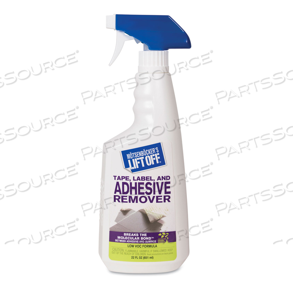 TAPE, LABEL AND ADHESIVE REMOVER, 22 OZ TRIGGER SPRAY by Motsenbocker's Lift Off