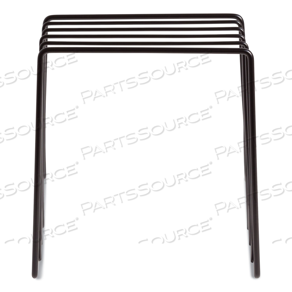 VENA WIRE LETTER SORTER, 5 SECTIONS, ASSORTED SIZES, 3.94 X 5.24 X 6.1, BLACK by U Brands