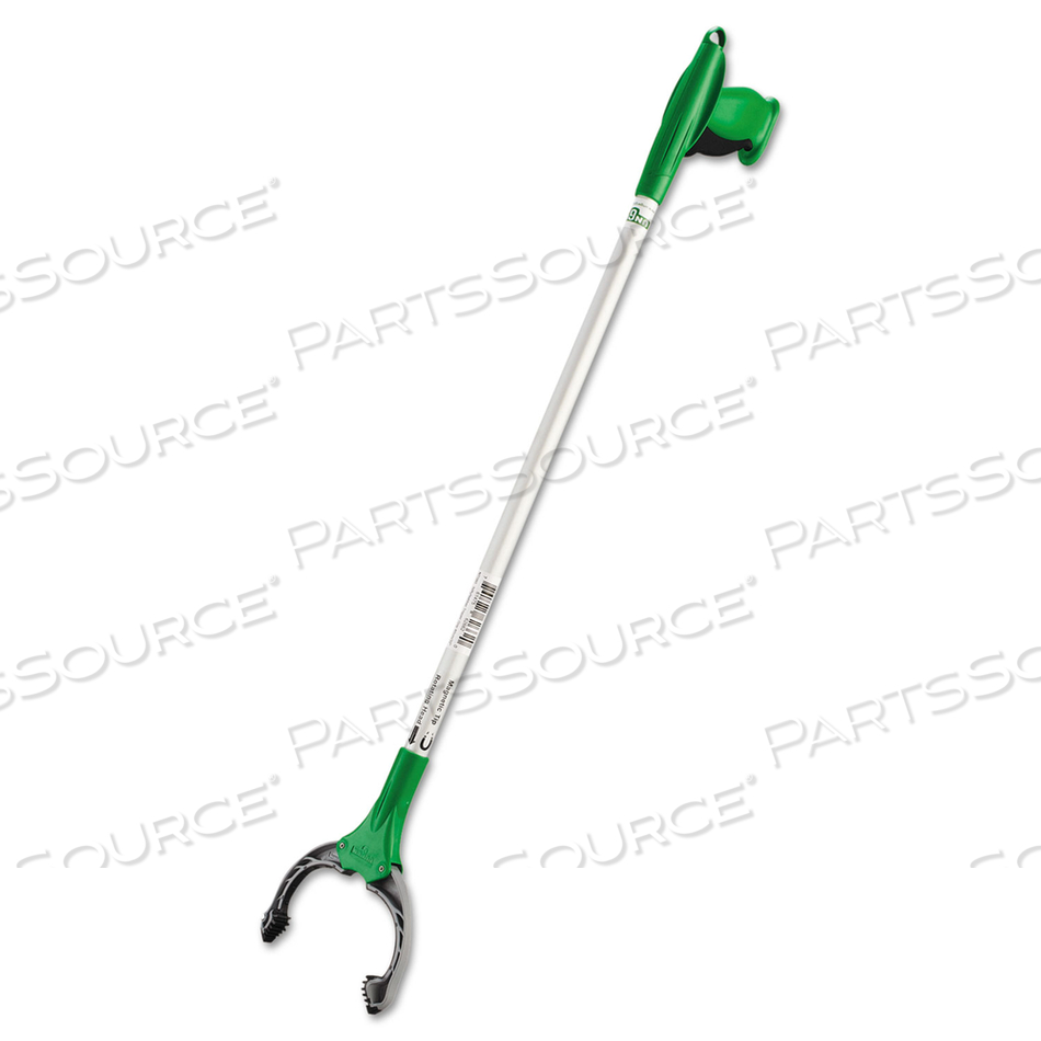 NIFTY NABBER TRIGGER-GRIP EXTENSION ARM, 32", ALUMINUM/GREEN by Unger NIFTY NABBER TRIGGER-GRIP EXTENSION ARM, 32", ALUMINUM/GREEN by Unger