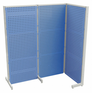 PEGBRD FLOOR RACK 72-7/8 SQUR HOLE BLUE by Treston PEGBRD FLOOR RACK 72-7/8 SQUR HOLE BLUE by Treston