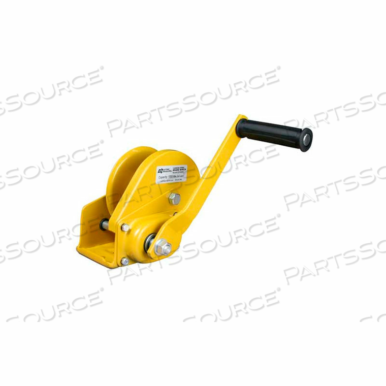 CARBON STEEL HAND WINCH WITH BRAKE 1000 LB. CAPACITY by Oz Lifting Products