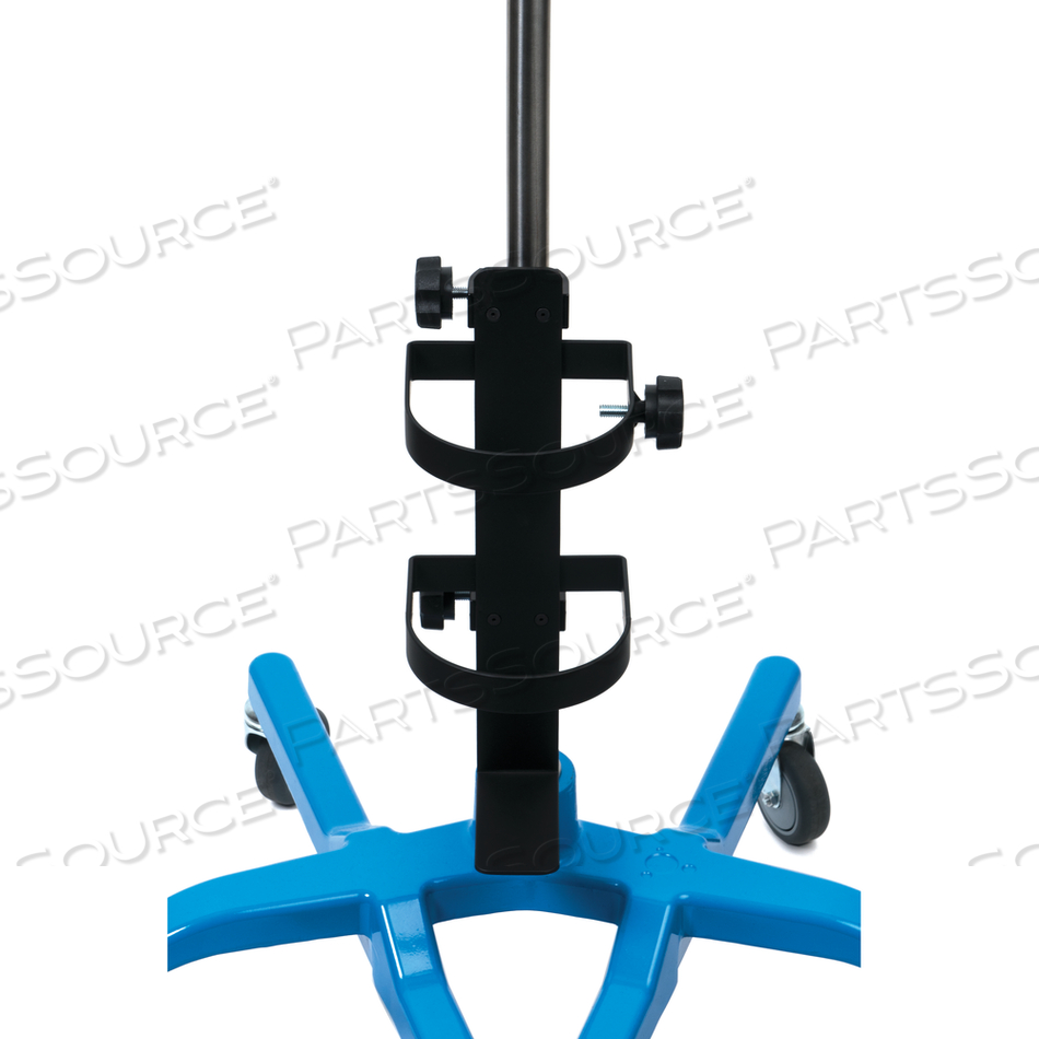 SINGLE TANK HOLDER POLE MOUNTED BLACK by SmartStack
