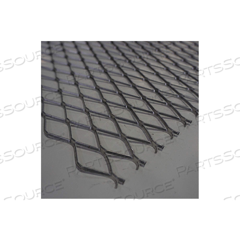 EXPANDED SHEET, ALUMINUM, 3003, 8 FT OVERALL LG, 4 FT OVERALL WD, 0.2 IN OVERALL THICK, RAISED, MILL by Approved Vendor