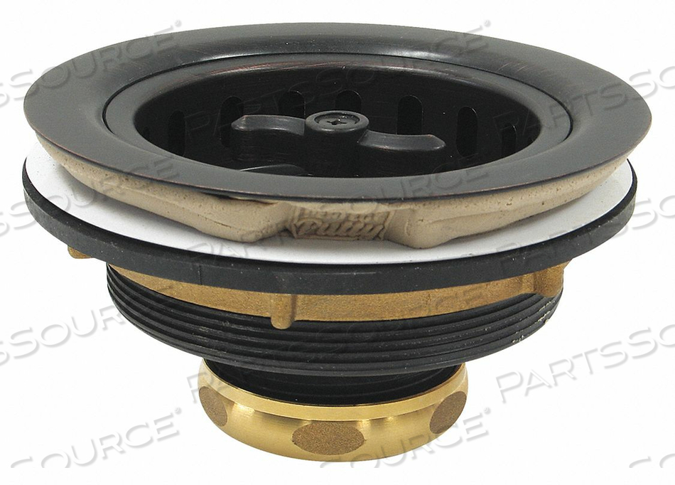 SINKSTRAINER D1-1/2 BRASS PLASTIC by Perfect Putty SINKSTRAINER D1-1/2 BRASS PLASTIC by Perfect Putty