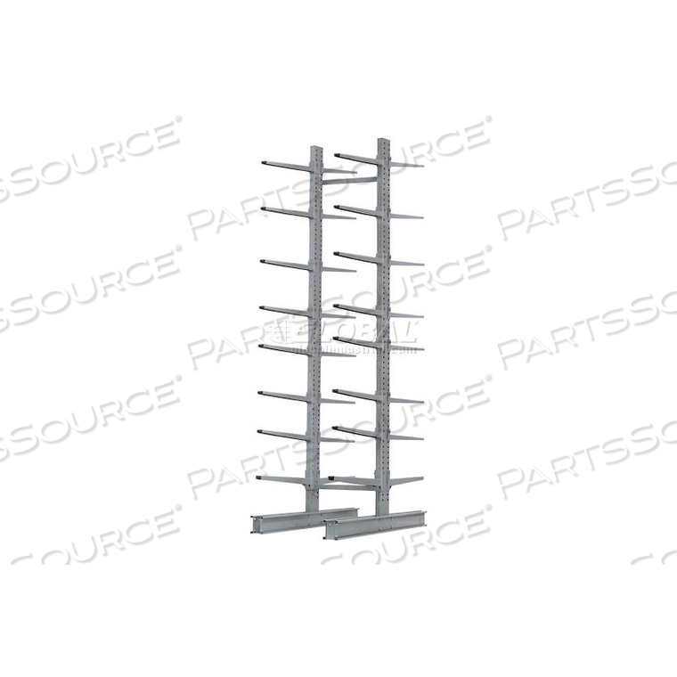 DOUBLE SIDED EXTRA HD CANTILEVER RACK STARTER, 72"W X 106"D X 12'H, 25000 LB CAP, FOR USE W/4000 SERIES by Modern Equipment (Meco) DOUBLE SIDED EXTRA HD CANTILEVER RACK STARTER, 72"W X 106"D X 12'H, 25000 LB CAP, FOR USE W/4000 SERIES by Modern Equipment (Meco)