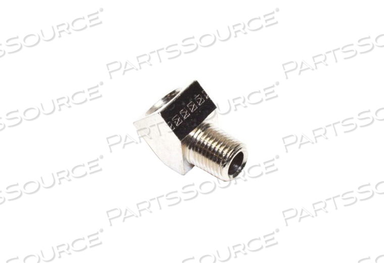 STREET PIPE ELBOW, 1/4 IN CONNECTION, MNPT X FNPT CONNECTION, PLATED, 45 DEG by Precision Medical, Inc.