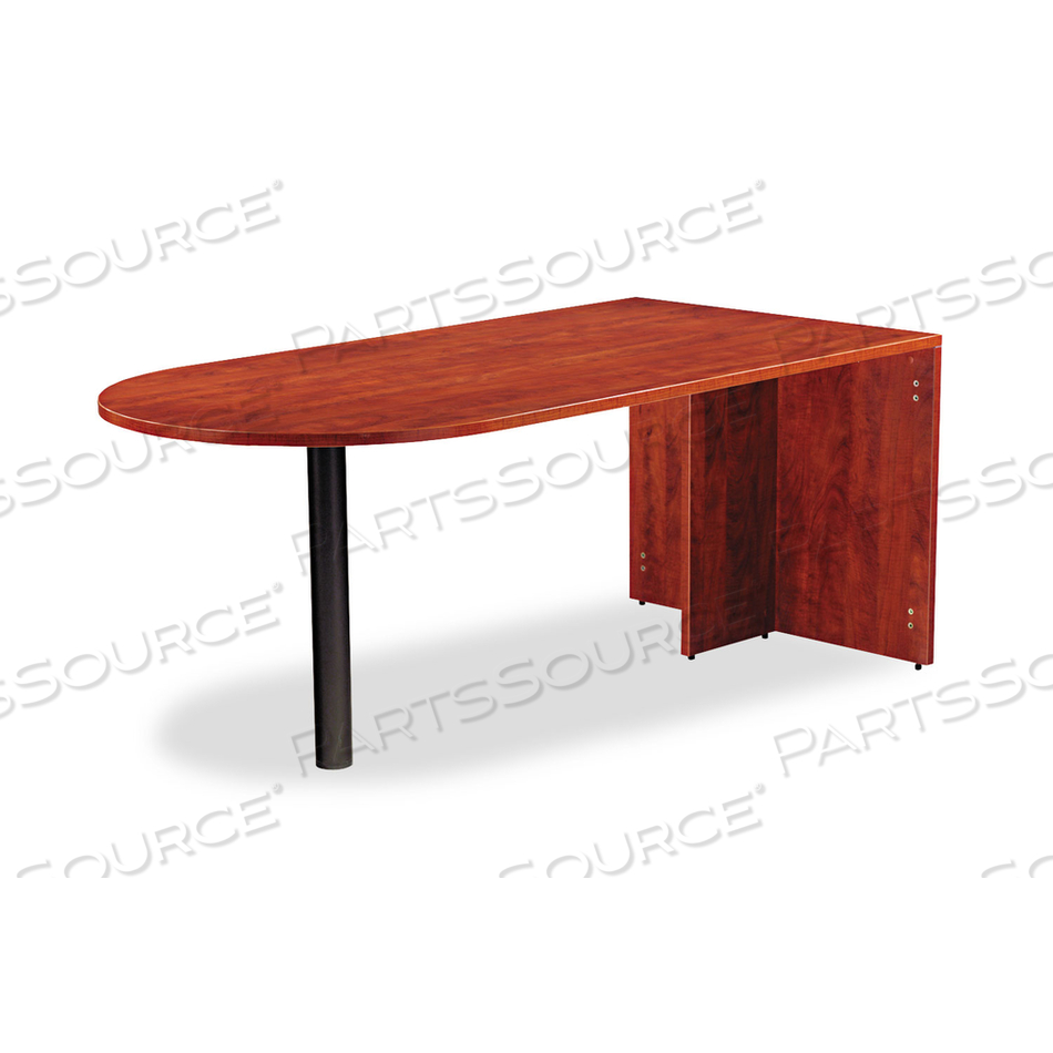 ALERA VALENCIA SERIES D-TOP DESK, 71" X 35.5" X 29.63", MEDIUM CHERRY by Alera