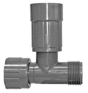 MANIFOLD TEE, 1 IN X 1 IN X 1 IN FITTING PIPE SIZE, FEMALE NPT X FEMALE NPT X MALE NPT, 150 PSI by Lasco