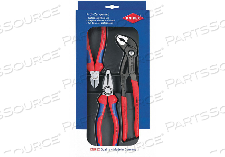 PLIER SET DIPPED 3 PCS by Knipex